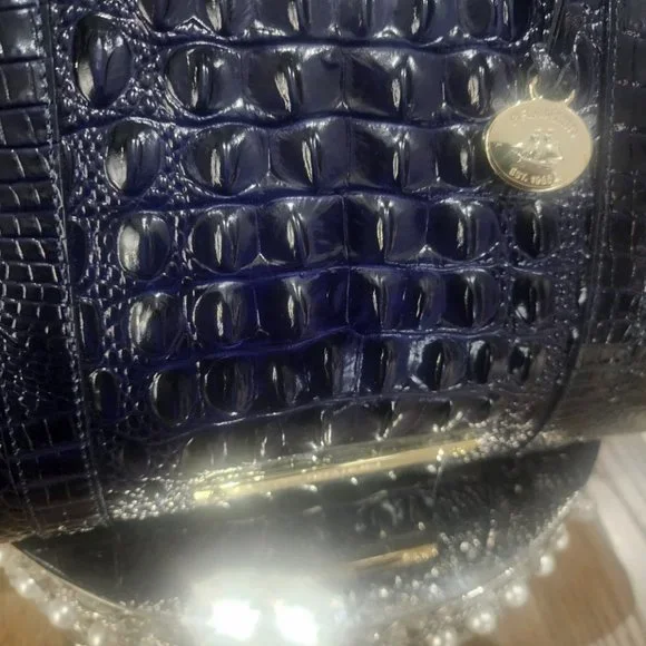 NWT Rare Color Authentic Blue Brahmin Genuine Leather Anywhere - Picture 5 of 11